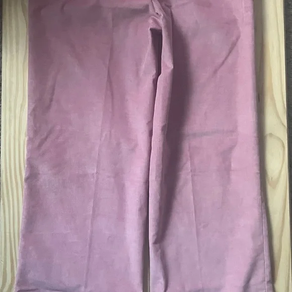 Dickies Pink Corduroy Wide Leg Pants pockets high waist pockets NWOT - Picture 5 of 9